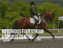 Tablet Screenshot of notorious-equestrian.com